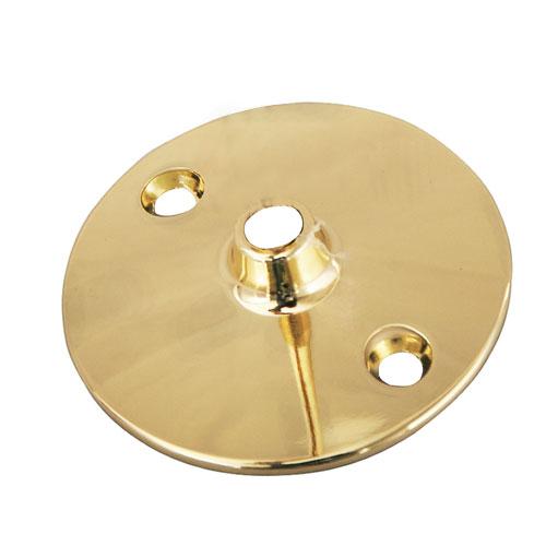 Flange for 340 Ceiling Support Polished Brass