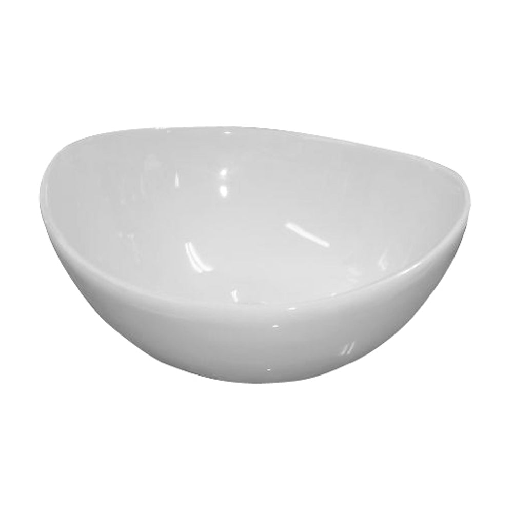 Cascade Contemporary Vessel Basin Sink in White