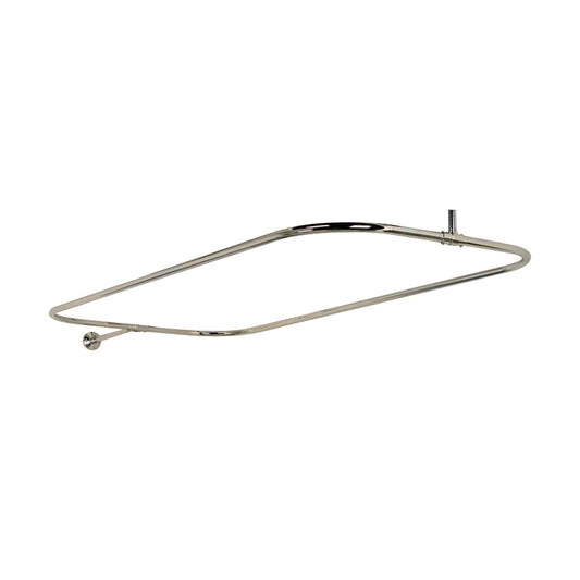 4150 Rectangular Shower Rod 48 x 24" in Polished Nickel