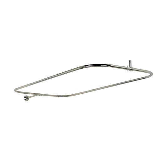 4150 Rectangular Shower Rod 54 x 24" in Polished Chrome